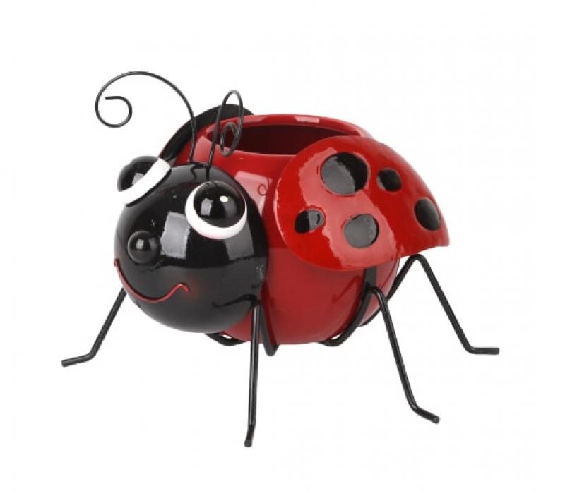 Ladybug Ceramic Pot