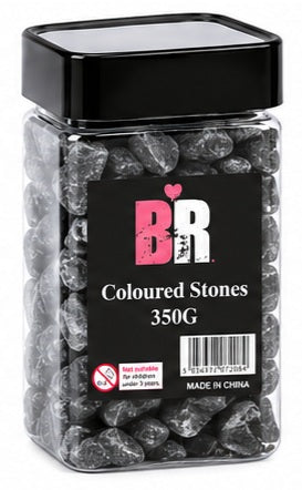 Coloured Stones - Black