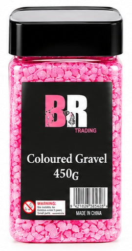 Coloured Gravel - Soft Pink