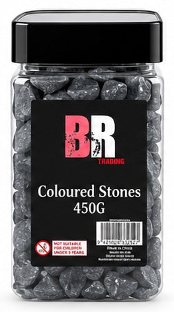 Coloured Stones - Black