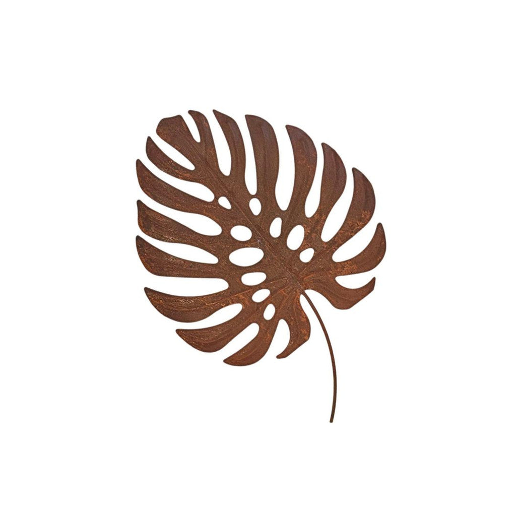 Monstera Leaf Large - Cast-Iron Garden Stake