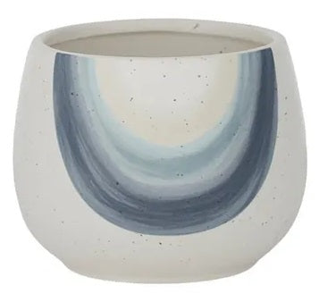 Rainbow Ceramic Pot Blue