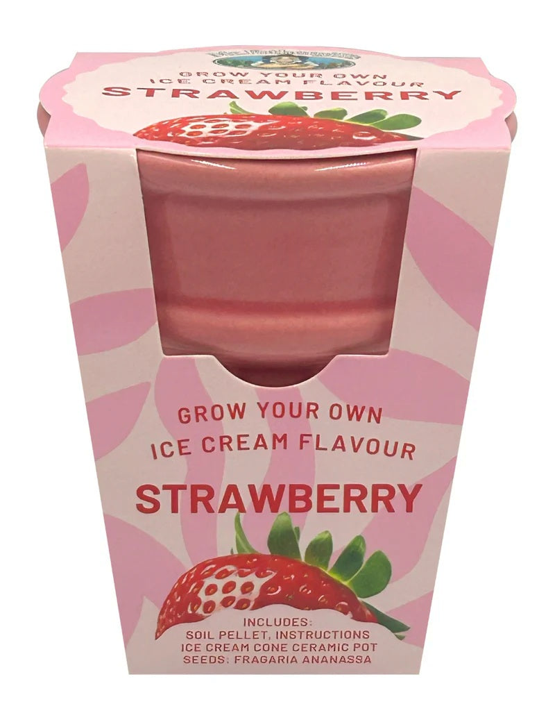 Ice Cream Flavour Grow Kit - Strawberry