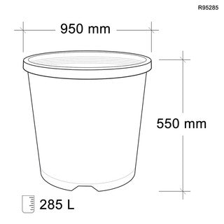 Plastic Mastelli Senza Tub - No Holes 285L