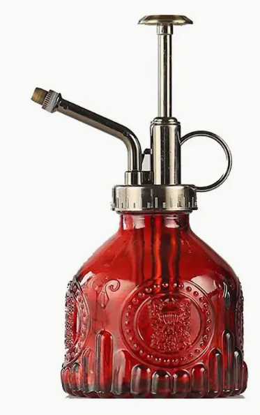 Vintage Glass Mister Red