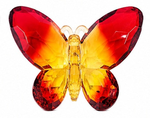 Acrylic 2-Tone Hanging Butterfly