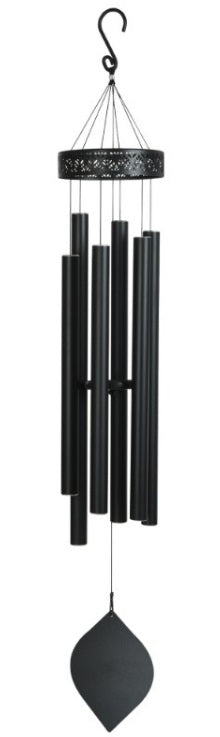 Wind Chime 6-Tube Classic Black
