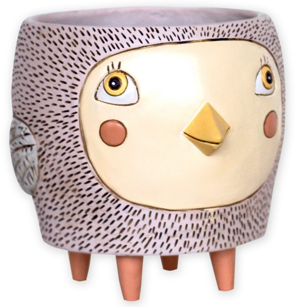 Birdie Planter - Salmon