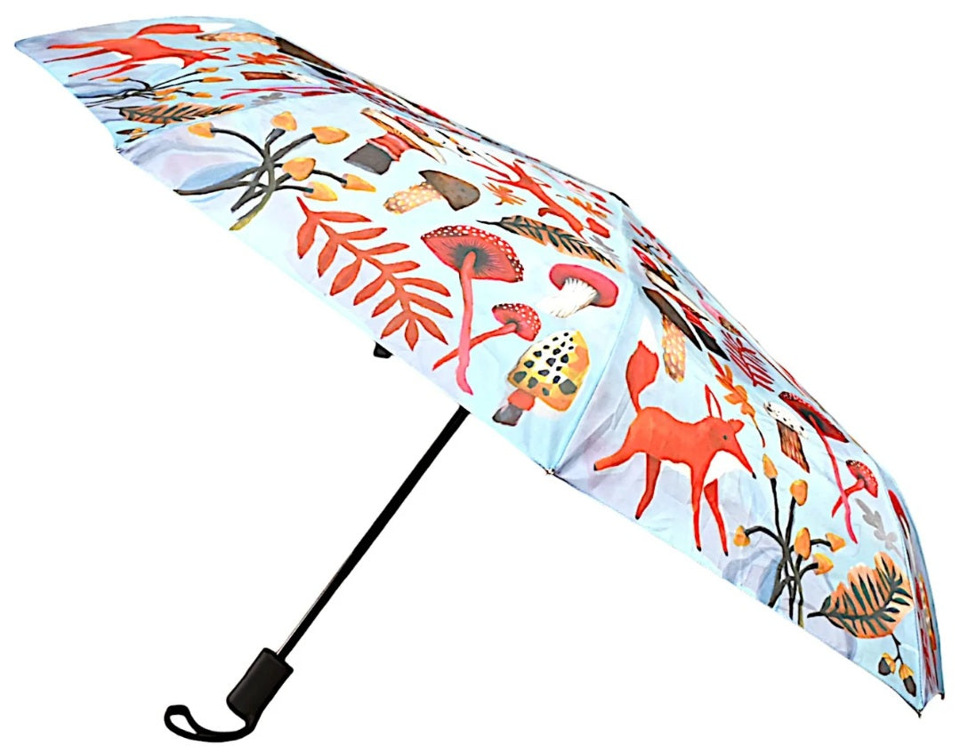 Allen Designs Umbrella - Fox and Mushroom