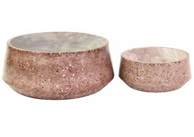 Ravi Terrazzo Bowl Misty Mauve