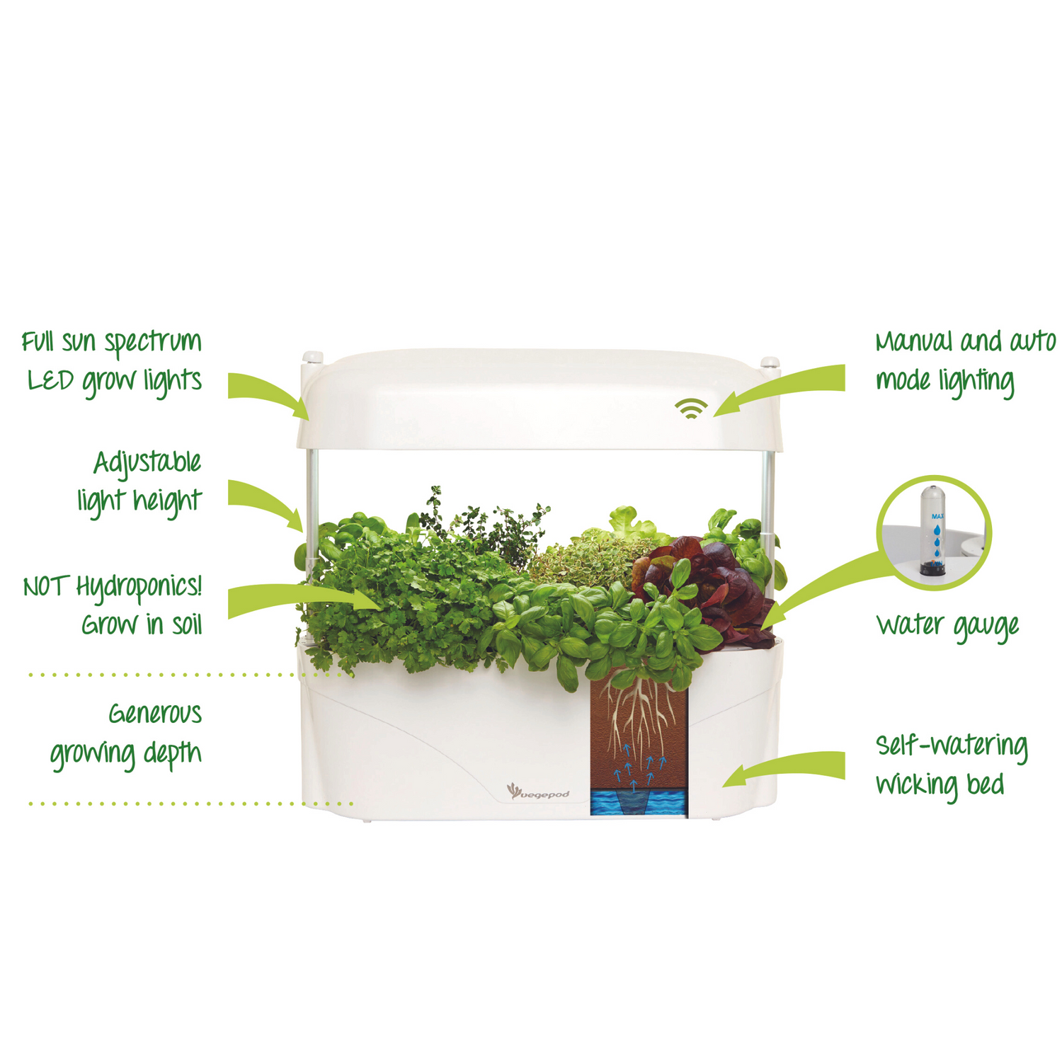 Vegepod Kitchen Garden White