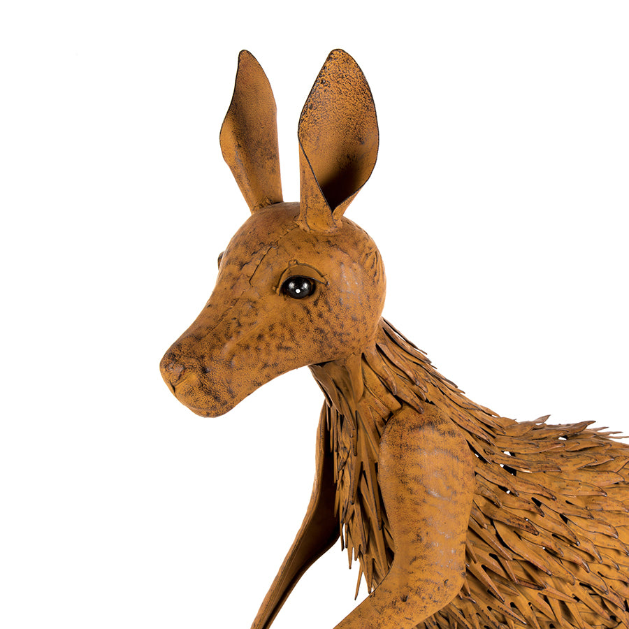 Kangaroo Statue - Rustic