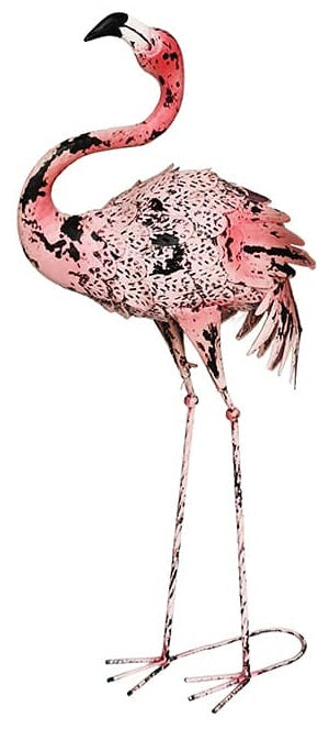 Flamingo Statue - Rust Pink