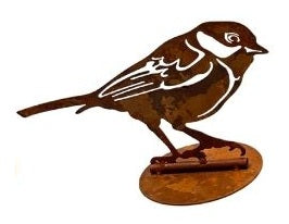 Lasercut Bird on Stand - Rustic