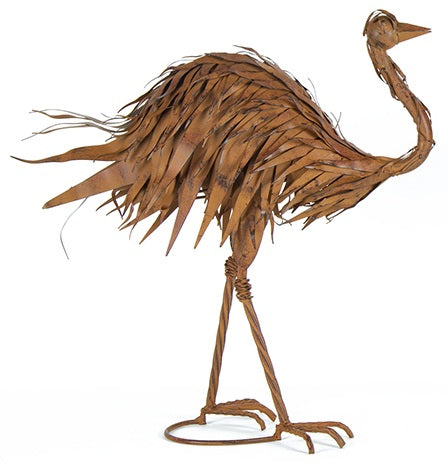 Ostrich Statue - Rustic