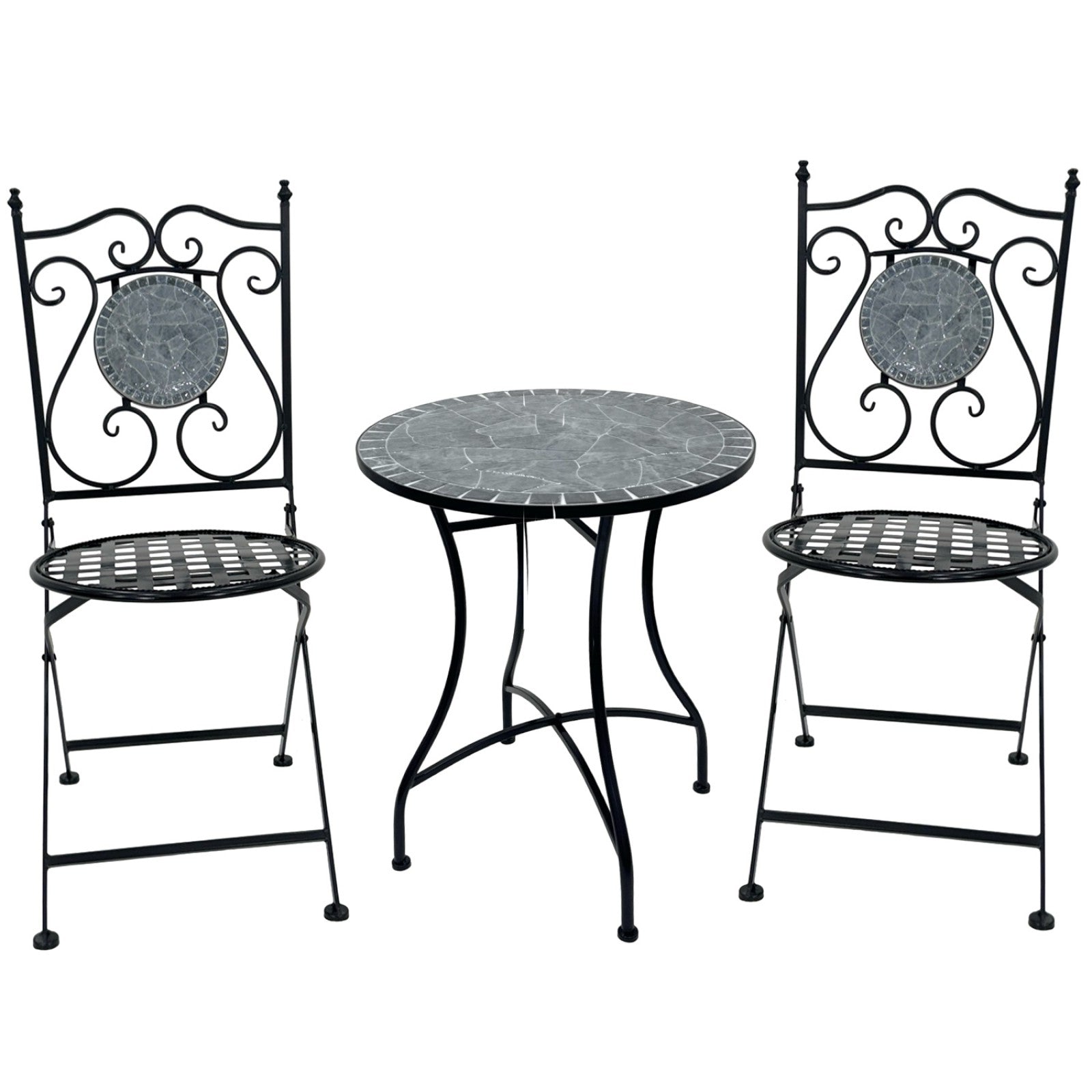 Grigio Table and Two Chairs