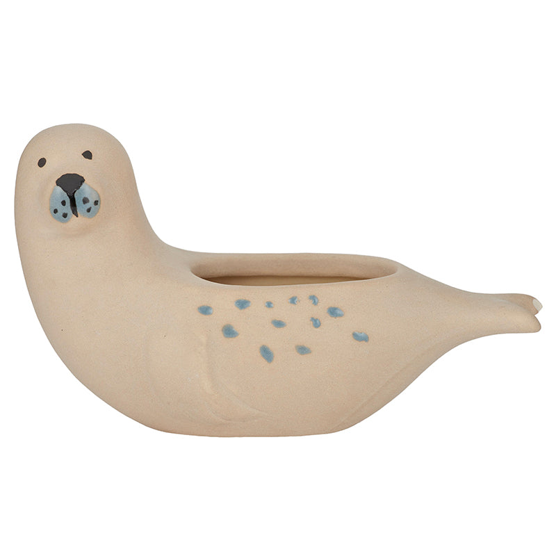 Sammy Seal Ceramic Planter