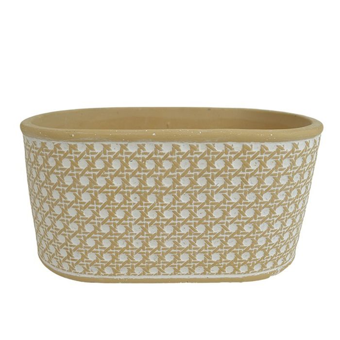 Wicker Cement Planter