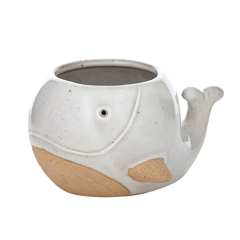 Wendy Whale Ceramic Pot