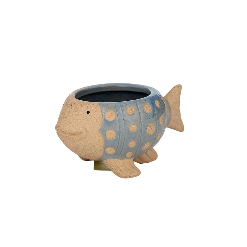 Fiona Fish Ceramic Pot
