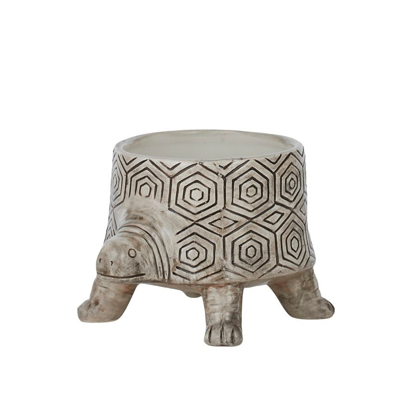 Tracey Turtle Ceramic Pot