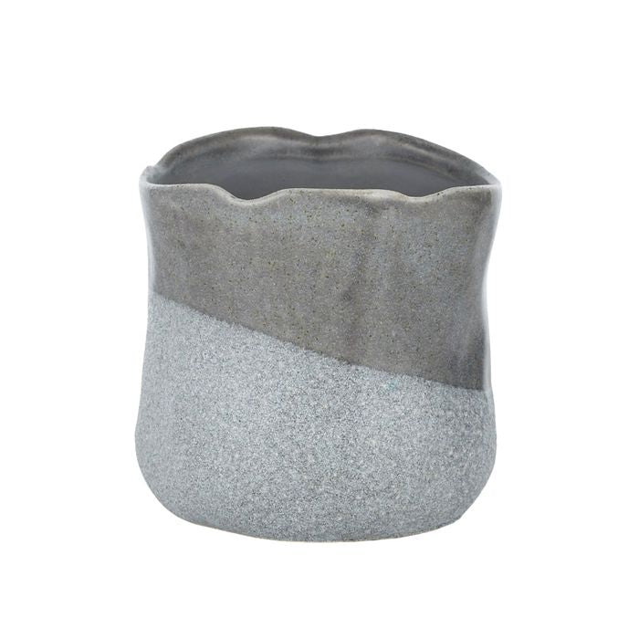 Bacerra Ceramic Pot Grey