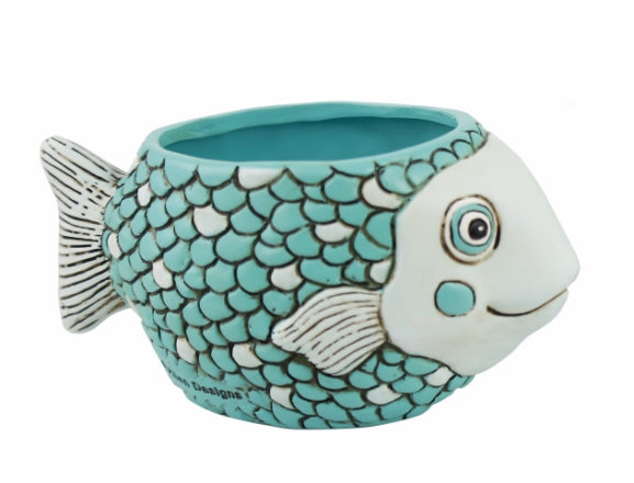 Baby Fish Planter - Blue