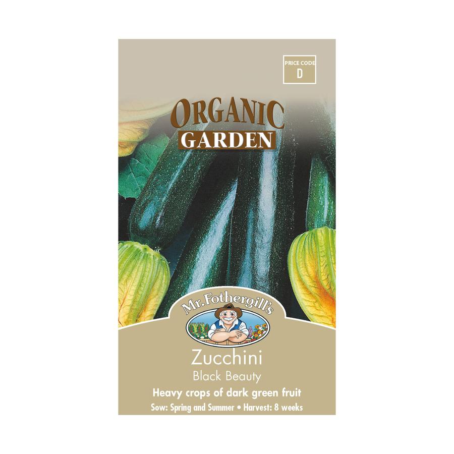 Seeds D Zucchini Black Beauty Organic