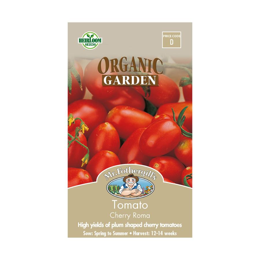 Seeds D Tomato Cherry Roma Organic