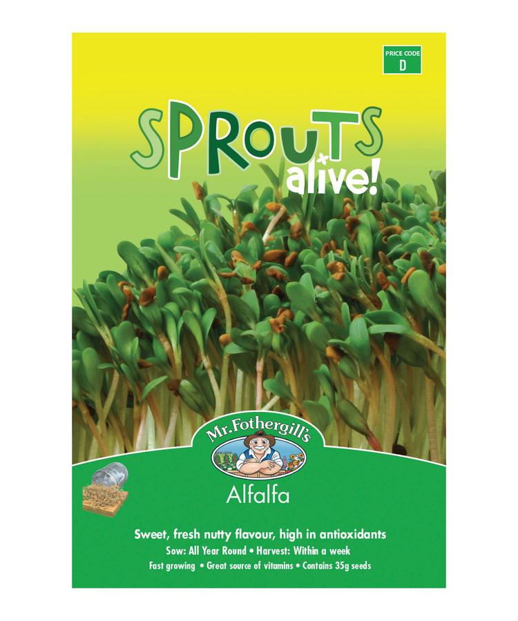 Seeds D Sprouts Alive Alfalfa