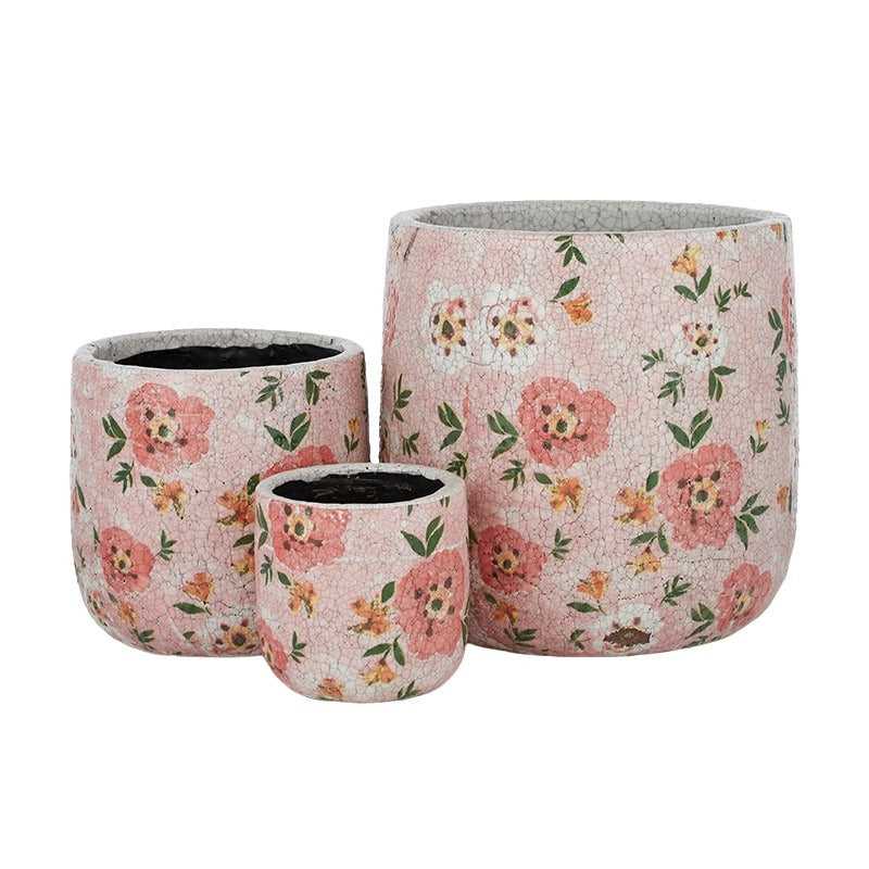 Poppy Ceramic Pot Pink