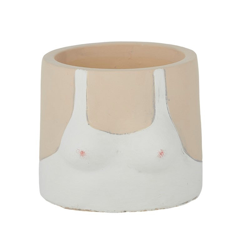 Knockers Cement Pot