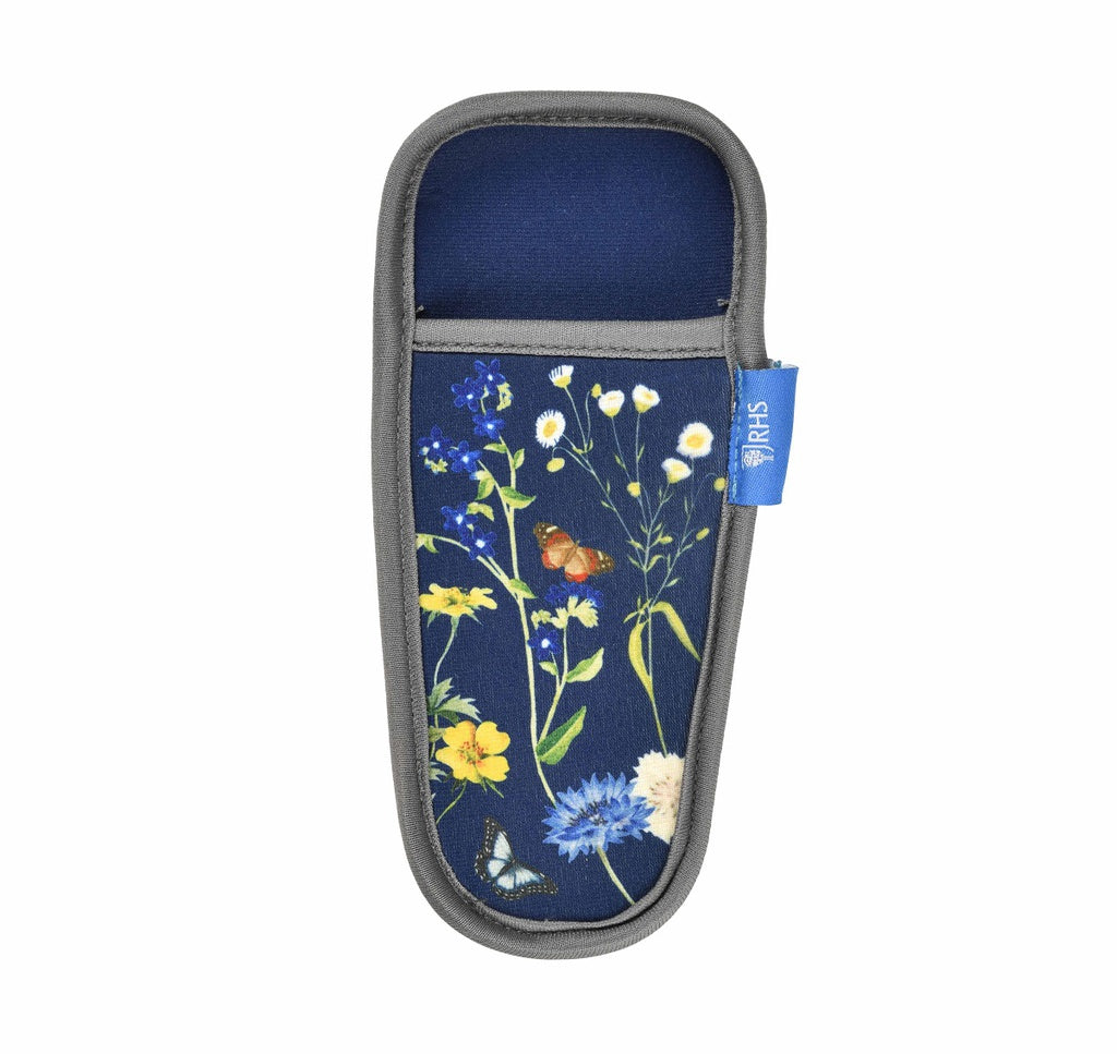 British Meadow Pocket Pruner And Holster Blue