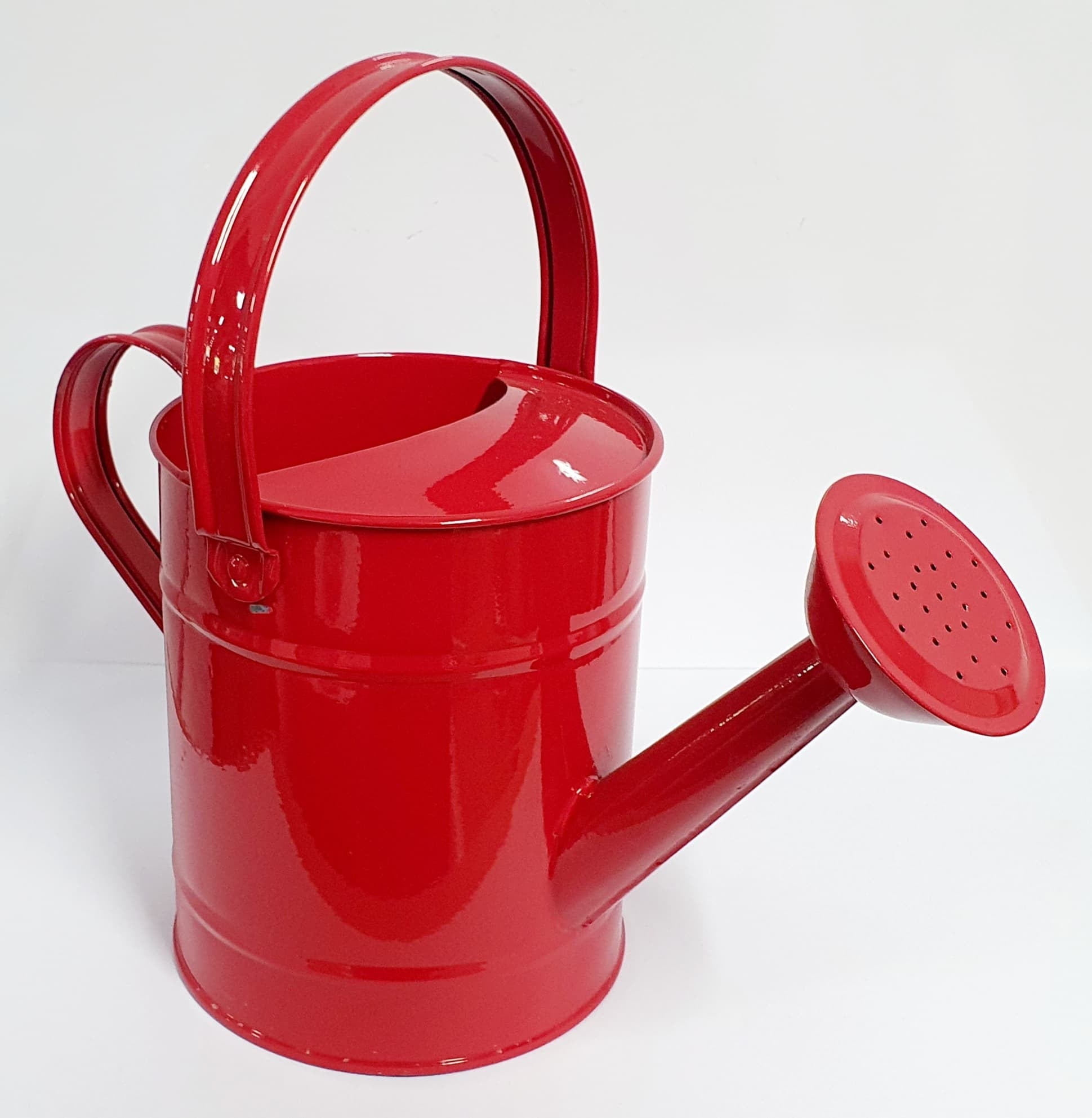 Kids Metal Watering Can Red