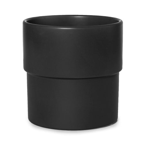Tor Cover Pot - Black