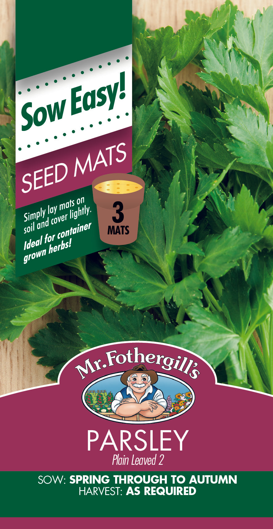 Seeds C Parsley Italian Seed Mat