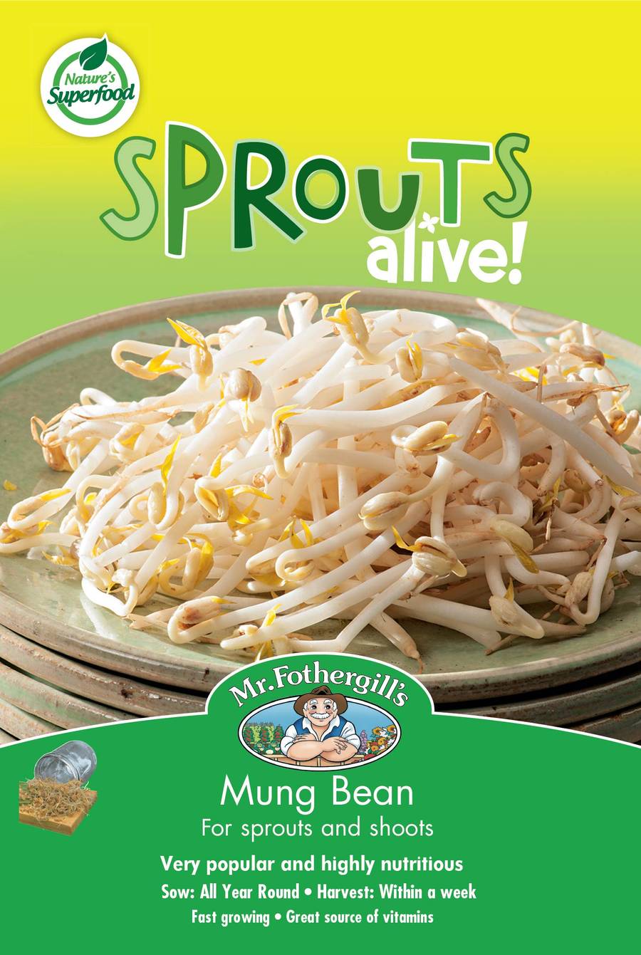 Seeds D Sprouts Alive Mung Bean