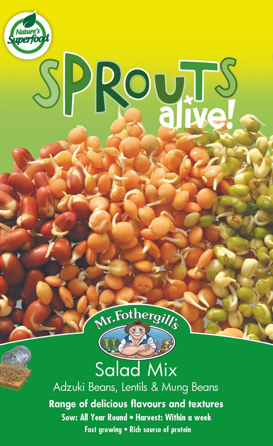 Seeds D Sprouts Alive Salad Miedx Formula