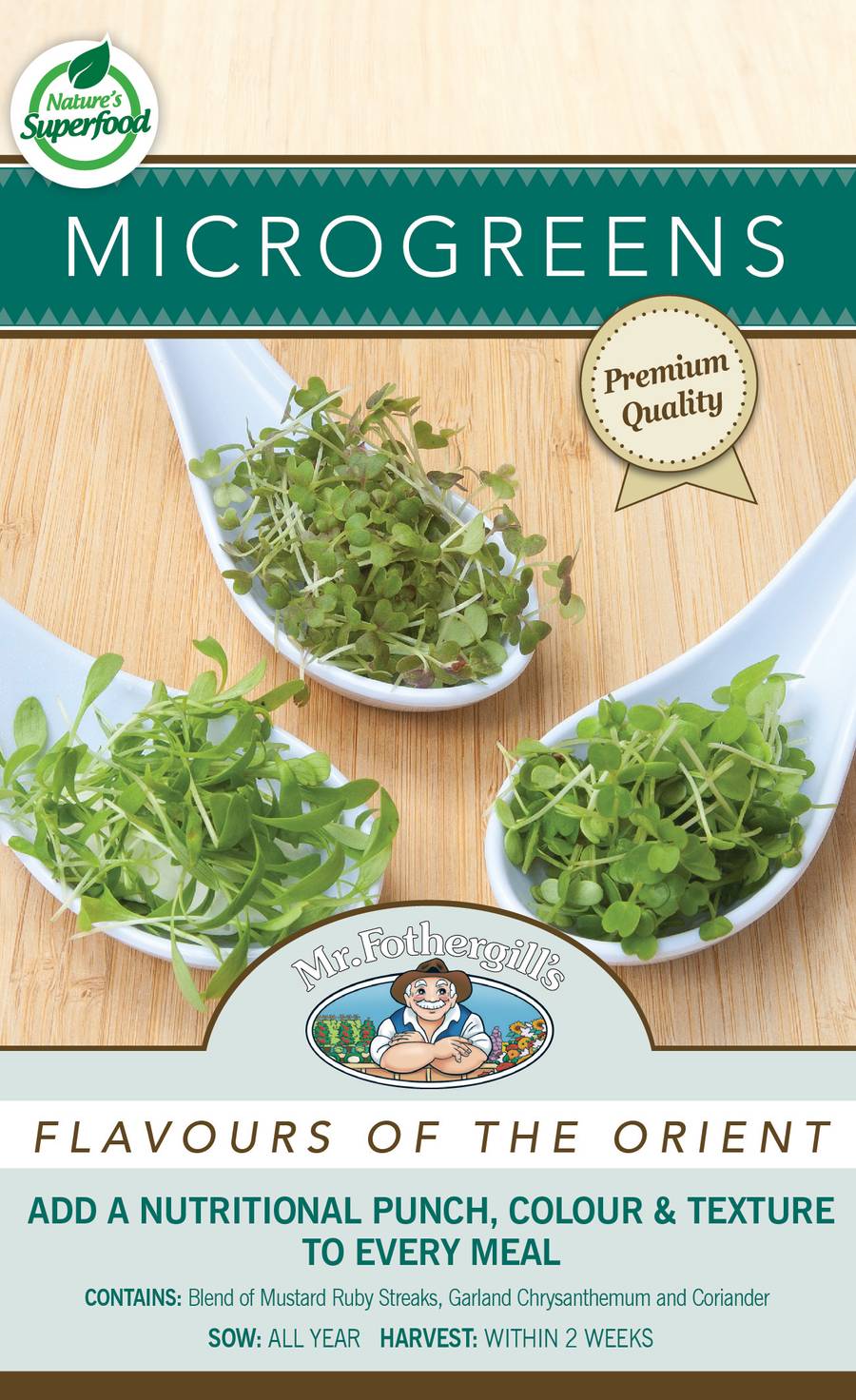 Mr Fothergill's - Microgreens Flavours of The Orient Seeds