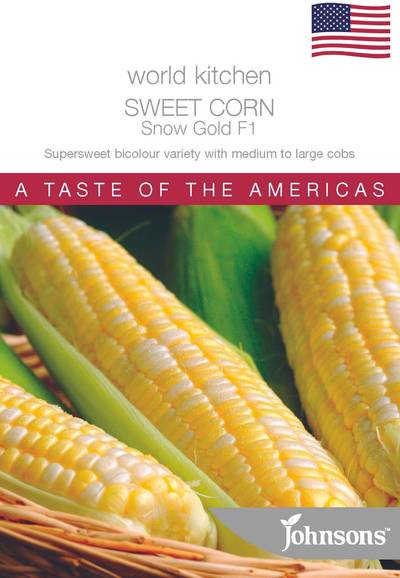 Seeds B World Kitchen Sweet Corn Snow Gold