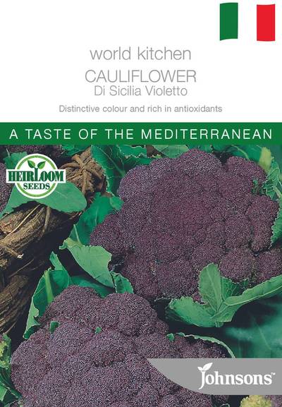 Seeds B World Kitchen Cauliflower Di Sicilia Violetto