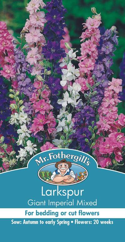 Seeds B Larkspur Giant Imperial Mixed