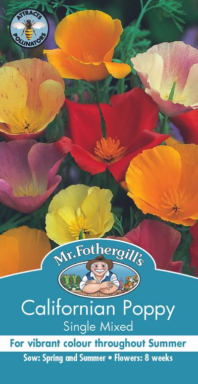 Seeds A Californian Poppy Single Mixed