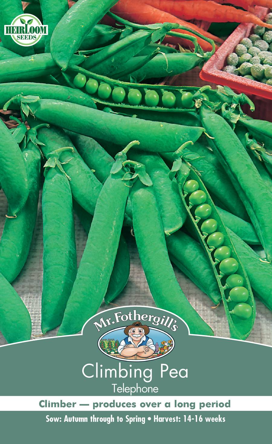 Seeds B Climbing Pea Telephone