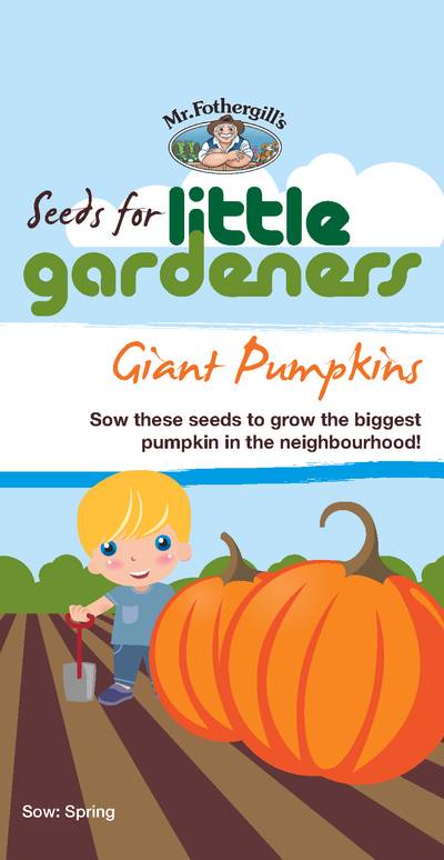 Seeds D Little Gardeners Giant Pumpkins