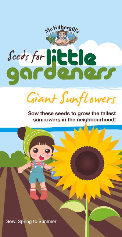 Mr Fothergill's Little Gardeners - Giant Sunflowers Seeds