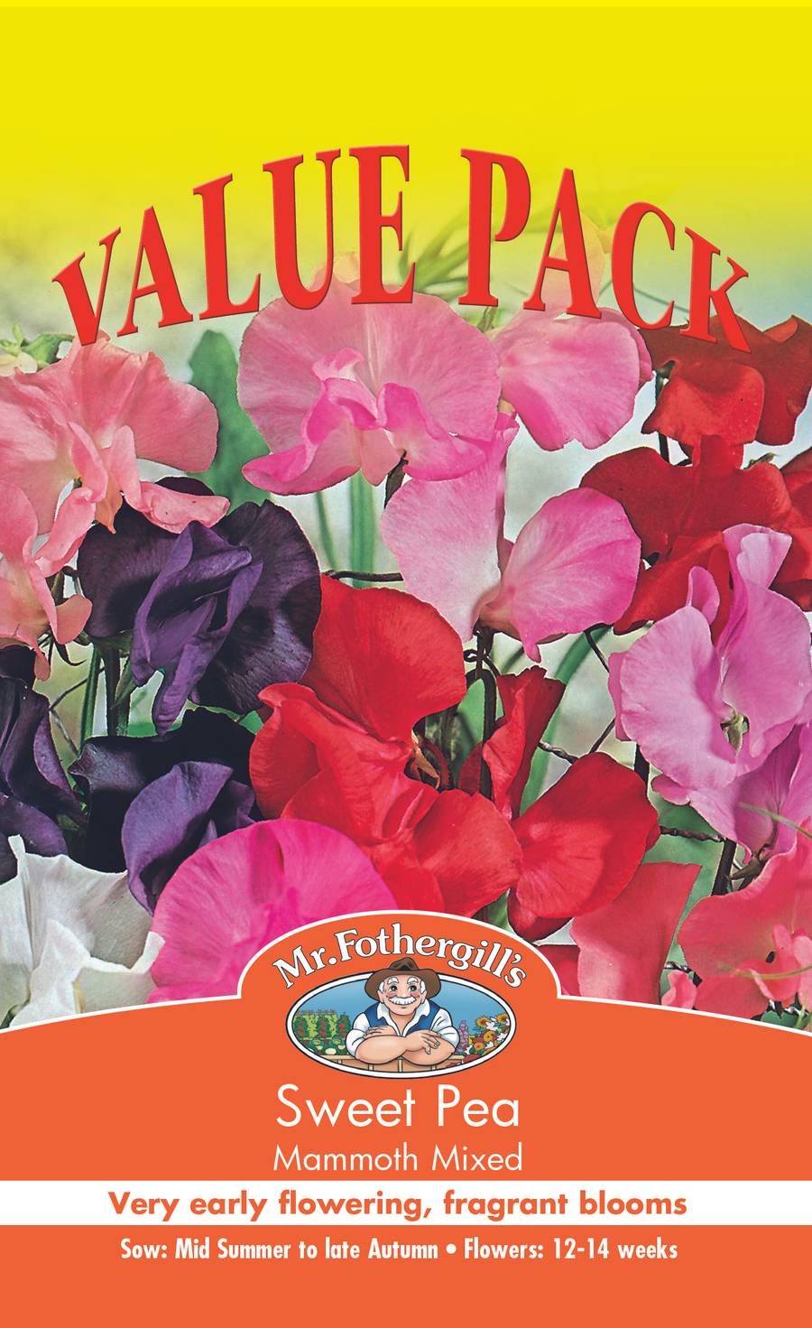 Seeds D Sweet Pea Mammoth Value Pack