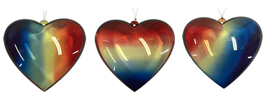 Acrylic Rainbow Heart