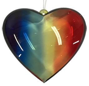 Acrylic Rainbow Heart