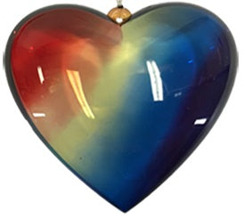Acrylic Rainbow Heart